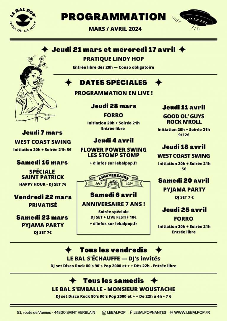 Programmation mars avril 2024